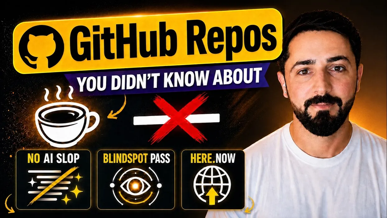 Cover for 4 GitHub Repos I Wish I Knew Earlier